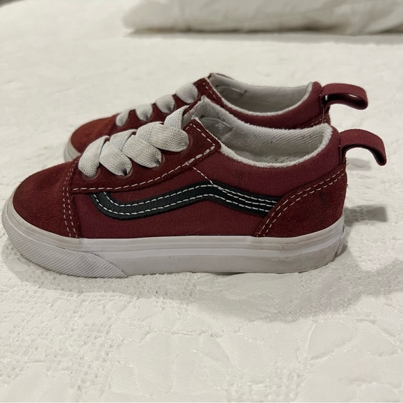 Vans Kids Red Sneakers - Picture 1 of 5